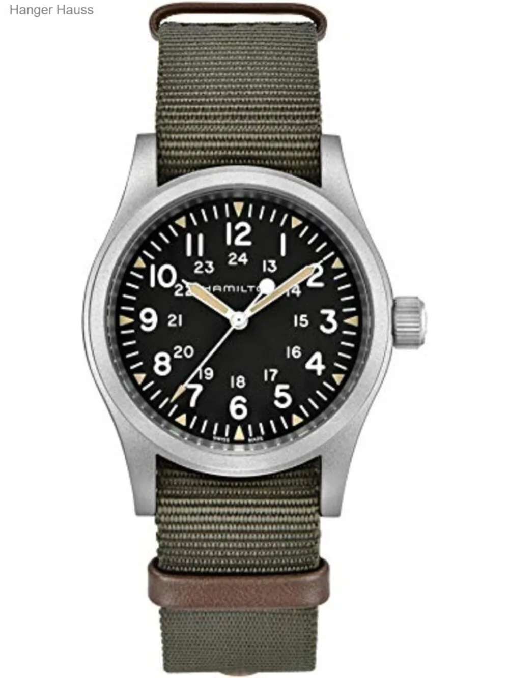 Hamilton Khaki Field Mechanical Men's Watch, 38mm Stainless Steel Case, Swiss